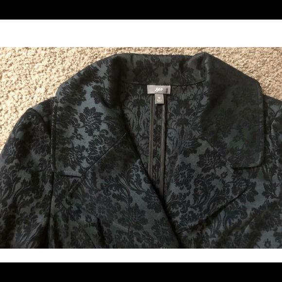 J.Jill  Blazer 12 Elegant Floral Print Buttons - Picture 2 of 11